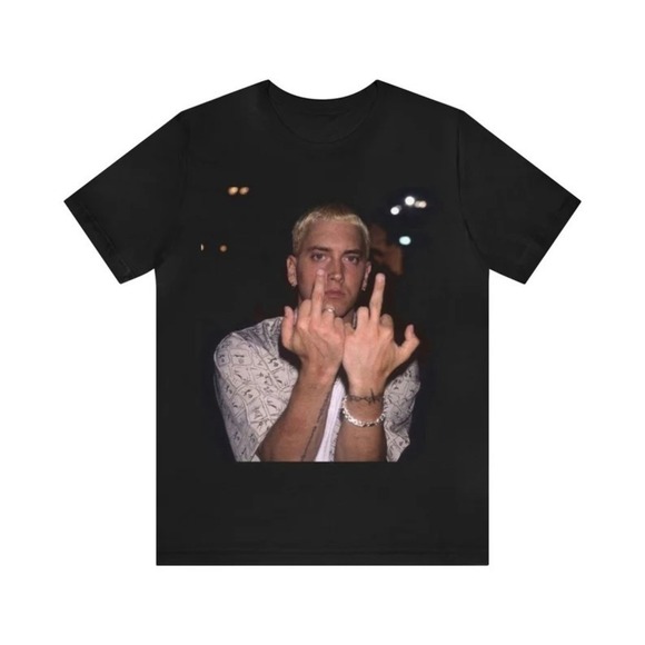 Brooke
B Other - Eminem Middle Finger Rap Music Fan Retro Unisex T-Shirt